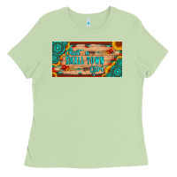 Matcha just a small town girl wlth gemstone arrow and sunflowers licanse plat Ladies Tee - Artiststas