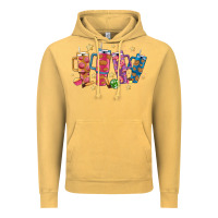 Vintage Mustard mexican christmas Vintage Hoodie - MaliasSmallBusiness