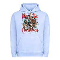 Pigment Grape Ice my first christmas baby safari animals Urban Hoodie - LillyAllenDesigns