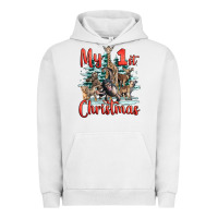 Pigment Lunar Rock my first christmas baby safari animals Urban Hoodie - LillyAllenDesigns
