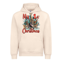 Sandshell my first christmas baby safari animals Urban Hoodie - LillyAllenDesigns