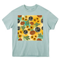 Arona leopard pumpkin cactus sunflower seamless Heavy Core Tee - AdoDesignShop