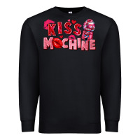 Black Kiss machine Valentine's Day Premium Sweatshirt - FaDigitalArtStudio