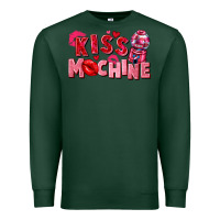 Sports Green Kiss machine Valentine's Day Premium Sweatshirt - FaDigitalArtStudio
