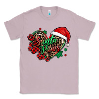Lilac santa paws christmas heart Classic Tee - MaliasSmallBusiness