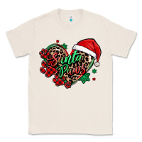 Natural santa paws christmas heart Classic Tee - MaliasSmallBusiness
