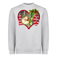 Heather Grey Love Christmas Heavyweight Sweatshirt - Bettercallsaul