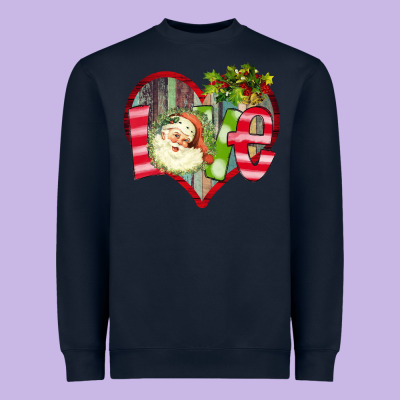 Love Christmas Heavyweight Sweatshirt Designed By Bettercallsaul