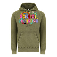 Vintage Olive school counselor Vintage Hoodie - MaliasSmallBusiness