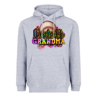 Heather Grey baseball grandma Heavyweight Hoodie - OliviaCreatesArt