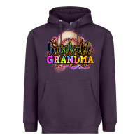 Plum baseball grandma Heavyweight Hoodie - OliviaCreatesArt