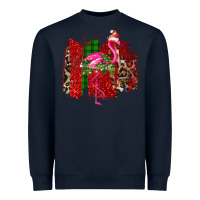 Navy christmas flamingo Heavyweight Sweatshirt - Bettercallsaul