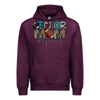 Mauve Wine senior mom squad football design Urban Hoodie - CowhideDigitalArt