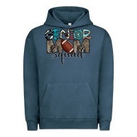 Pigment Midnight Navy senior mom squad football design Urban Hoodie - CowhideDigitalArt