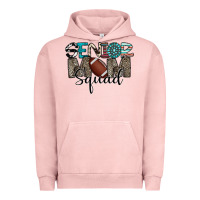 Pigment Salmon senior mom squad football design Urban Hoodie - CowhideDigitalArt