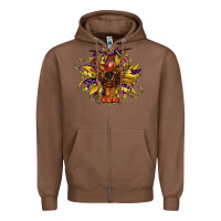 Chestnut mardi gras sunflower Zipper Hoodie - CowGirlArtShop