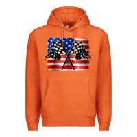 Carrot American Racing Flag Premium Hoodie - JahusDesignShop