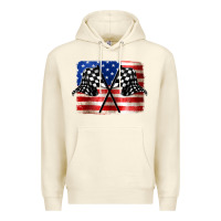 Sandshell American Racing Flag Premium Hoodie - JahusDesignShop