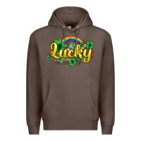 Coffee Lucky St. Patrick's Day Premium Hoodie - HowdyJamesFarm