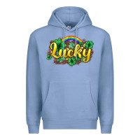 Colony Blue Lucky St. Patrick's Day Premium Hoodie - HowdyJamesFarm
