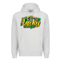 Dove Grey Lucky St. Patrick's Day Premium Hoodie - HowdyJamesFarm