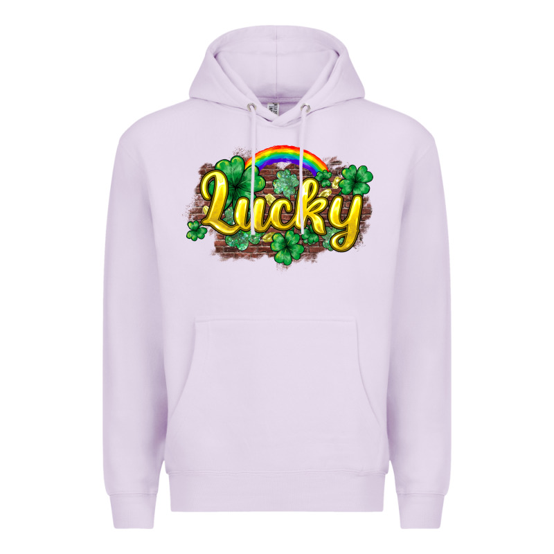 Lucky St. Patrick's Day Premium Hoodie by HowdyJamesFarm | Teevron