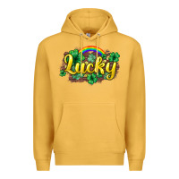 Mustard Lucky St. Patrick's Day Premium Hoodie - HowdyJamesFarm