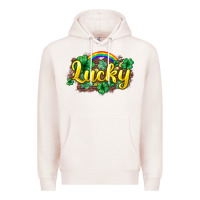 Pale Pink Lucky St. Patrick's Day Premium Hoodie - HowdyJamesFarm