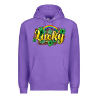 Purple Lucky St. Patrick's Day Premium Hoodie - HowdyJamesFarm