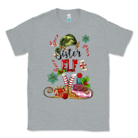 Heather Grey sister elf Classic Tee - MaliasSmallBusiness