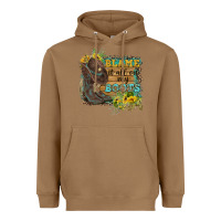Toasted Coconut Blame It All On My Boots Heavyweight Hoodie - FaDigitalArtStudio
