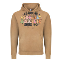 Vintage Camel sorry my social anxiety says no Vintage Hoodie - MaliasSmallBusiness
