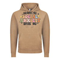 Vintage Coffee sorry my social anxiety says no Vintage Hoodie - MaliasSmallBusiness