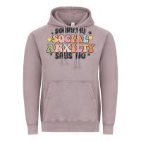 Vintage Zinc sorry my social anxiety says no Vintage Hoodie - MaliasSmallBusiness
