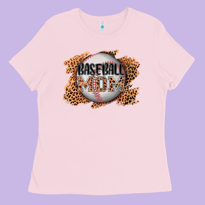 Baseball Mom Ladies Tee Designed By Adodesignshop