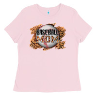 Bubblegum Pink baseball mom Ladies Tee - AdoDesignShop