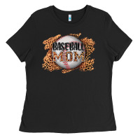 Black baseball mom Ladies Tee - AdoDesignShop