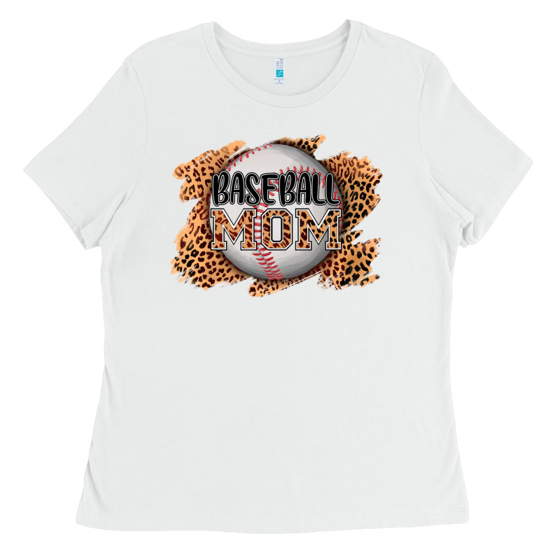 Baseball Mom Ladies Tee by AdoDesignShop | Teevron