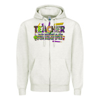 Mardi Gras Teacher Assistant Zipper Hoodie | Teevron