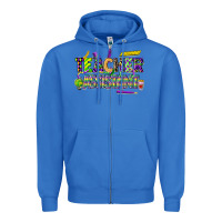 True Royal mardi gras teacher assistant Zipper Hoodie - CowGirlArtShop