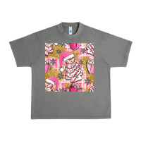 Tornado christmas cake and pink mug seamless pattern bbs Urban Heavy Tee - BundleAndBundleShop