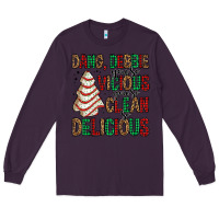 Plum dang debbie christmas tree cake Long Sleeve Tee - Jasminsmagicworld