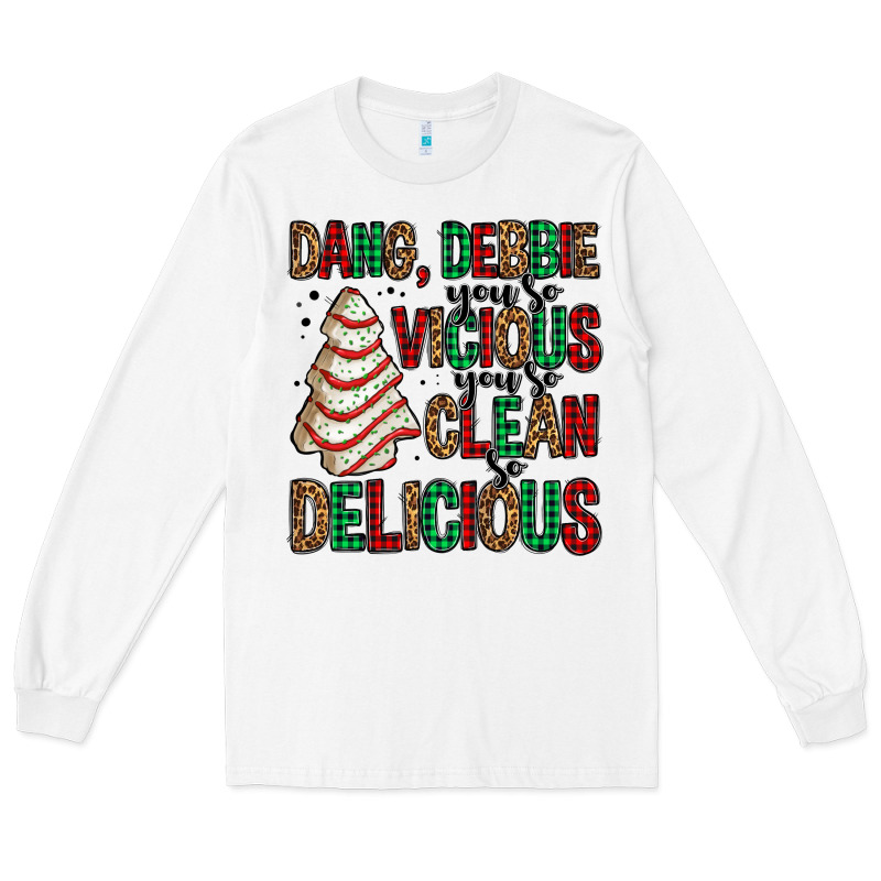 Dang Debbie Christmas Tree Cake Long Sleeve Tee by Jasminsmagicworld | Teevron