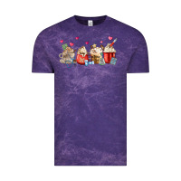 Cloud Purple Nurse Coffee Cups Vintage Tee - MaliasSmallBusiness