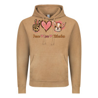 Vintage Camel Peace Love Chihuahua Vintage Hoodie - Jasminsmagicworld