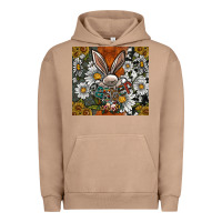 Pigment Burro bunny Easter Urban Hoodie - CowhideDigitalArt