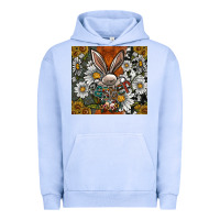 Pigment Grape Ice bunny Easter Urban Hoodie - CowhideDigitalArt