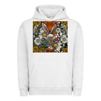 Pigment Lunar Rock bunny Easter Urban Hoodie - CowhideDigitalArt