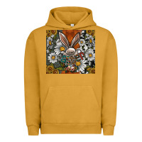 Pigment Peanut Butter bunny Easter Urban Hoodie - CowhideDigitalArt