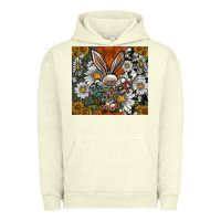 Pigment Pistachio bunny Easter Urban Hoodie - CowhideDigitalArt